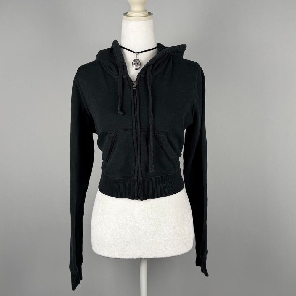 Hollister-co Women's Black Hoodie